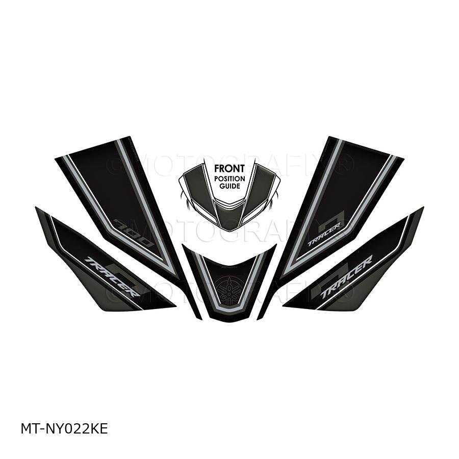 モトグラフィックス Number Board Decal Protector Tracer7 MT-NY022KE