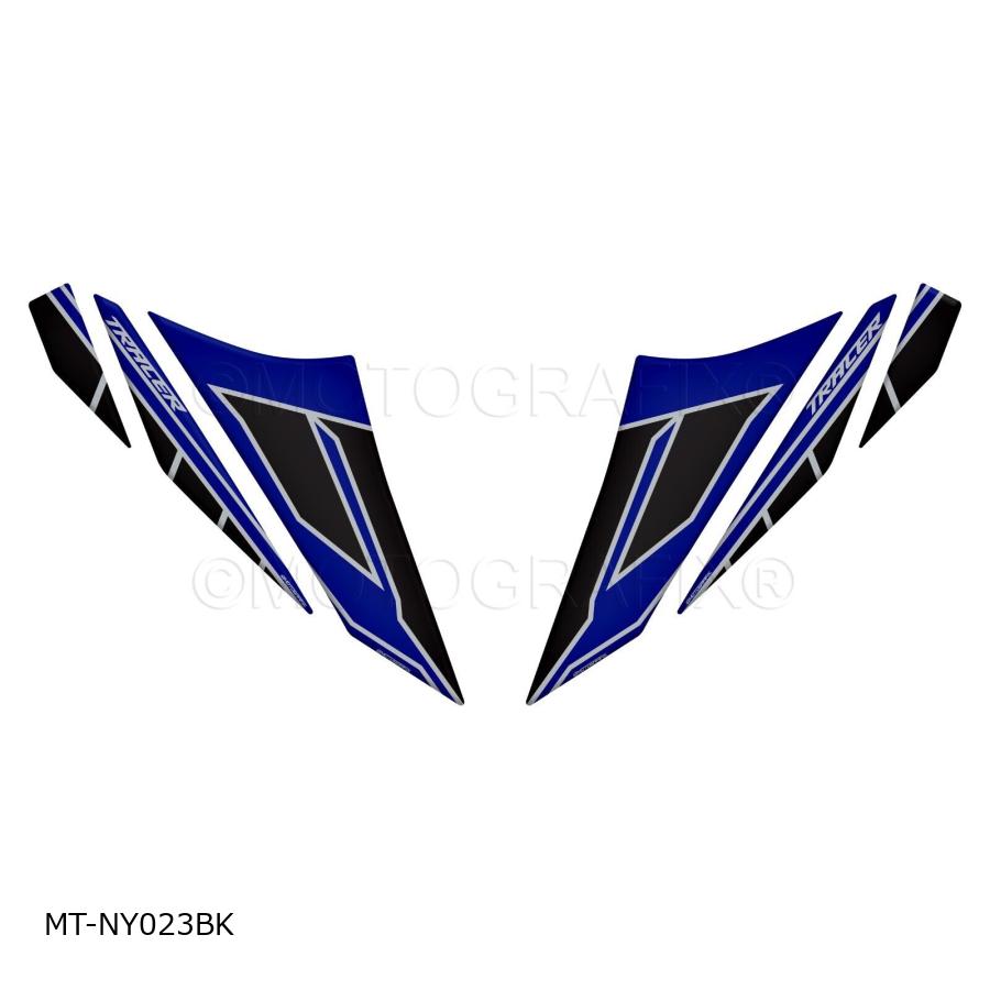 モトグラフィックス Number Board Decal Protector Tracer7 MT-NY023BK