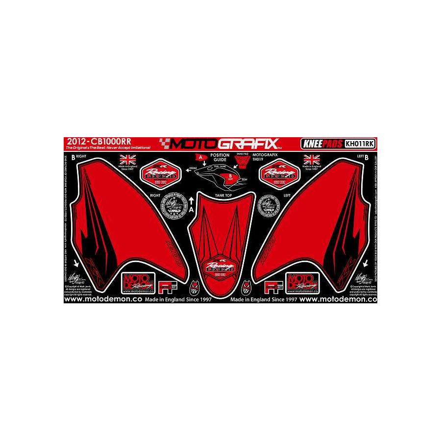 モトグラフィックス ボディパッド KNEE CBR1000RR MT-KH011RK