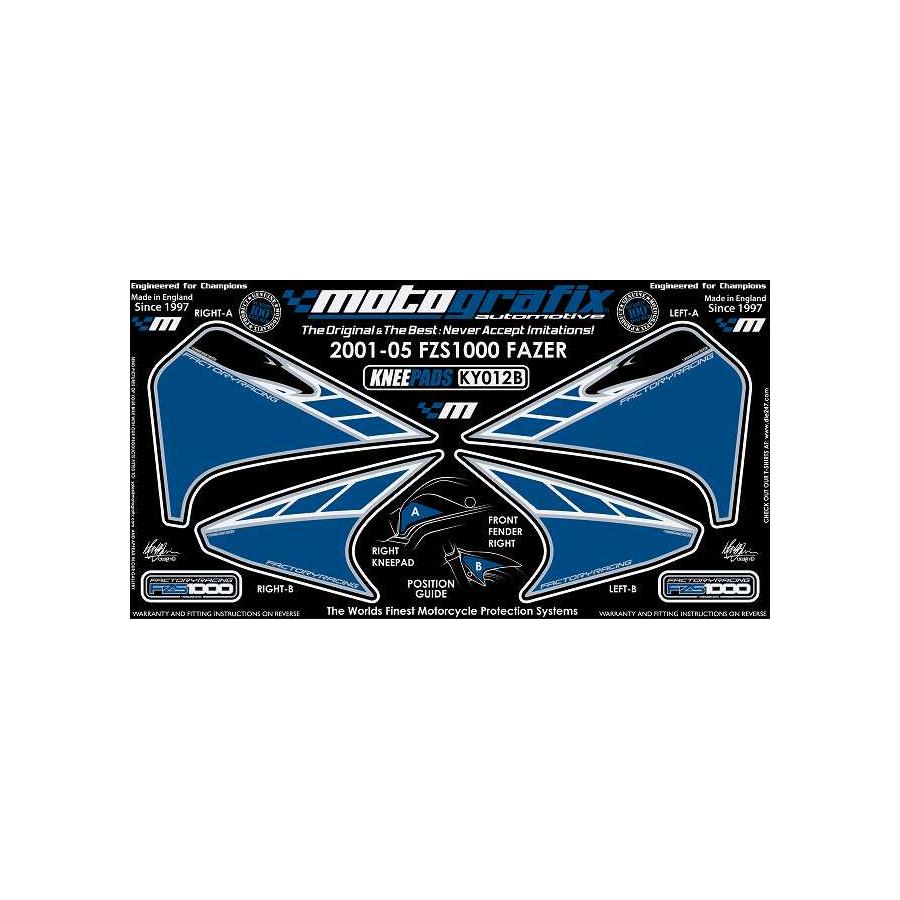 モトグラフィックス ボディパッド KNEE FZS 1000 FAZER MT-KY012B