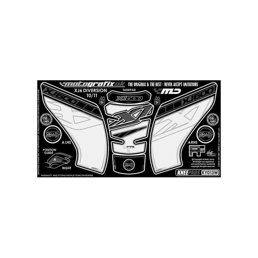 モトグラフィックス ボディパッド KNEE XJ6 DIVERSION MT-KY013W