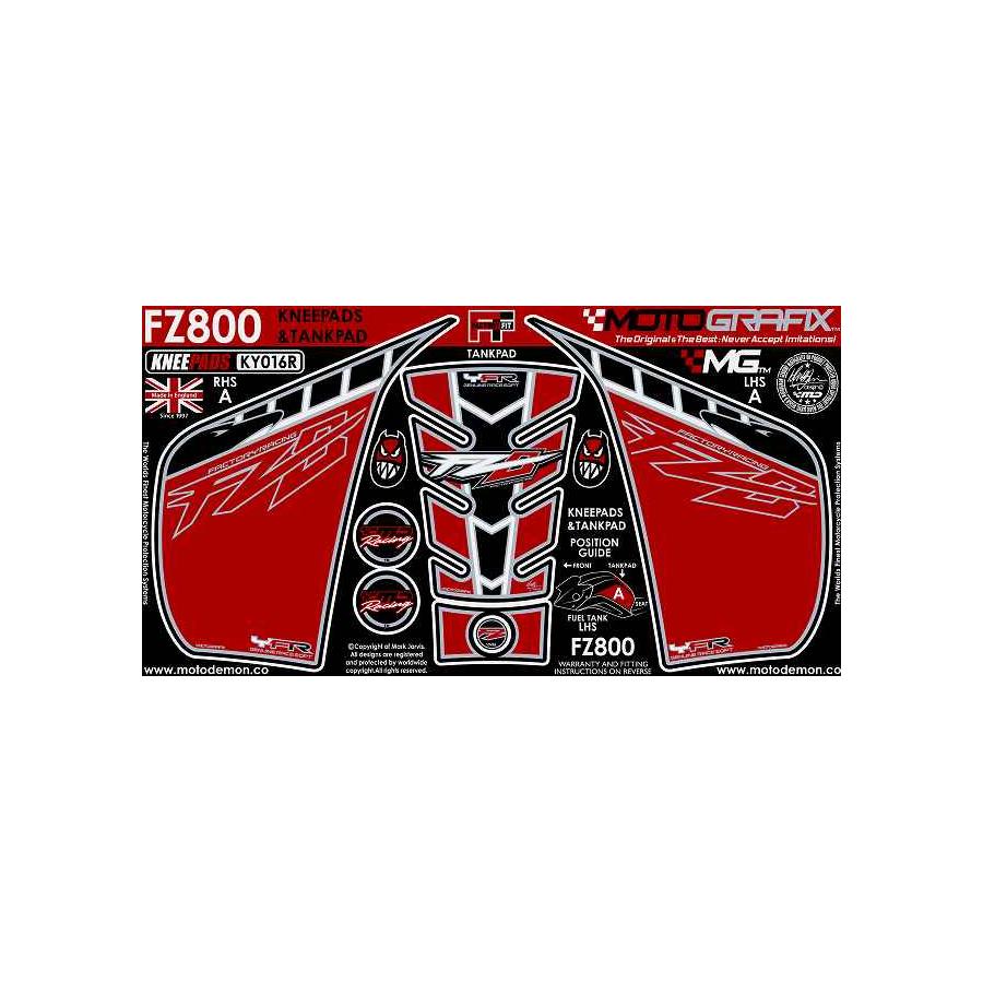 モトグラフィックス ボディパッド KNEE FZ8 MT-KY016R