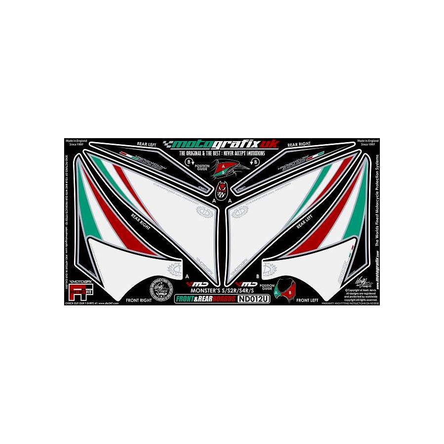 モトグラフィックス ボディパッド FRONT MONSTER 695S2/S4 MT-ND012U 11,715円