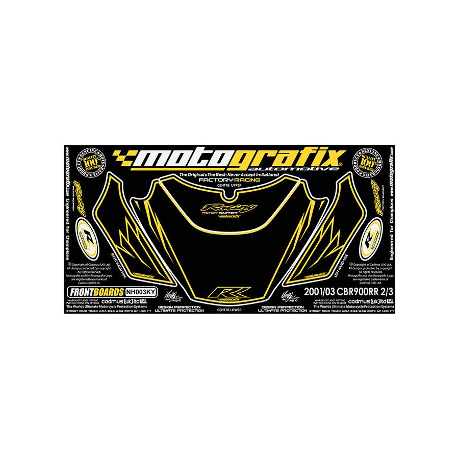 モトグラフィックス ボディパッド FRONT CBR900 FIREBLADE RR-2/RR-3 MT-NH003KY