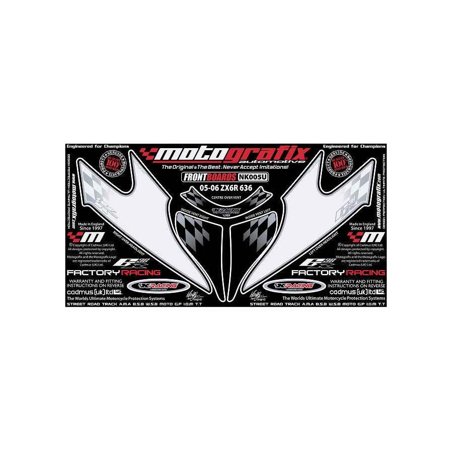 モトグラフィックス ボディパッド FRONT ZX-6R NINJA C SERIES MT-NK005U