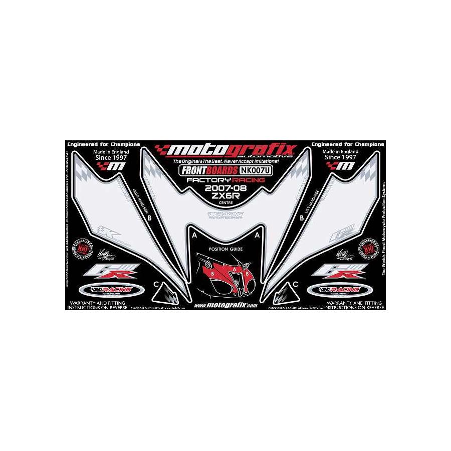 モトグラフィックス ボディパッド FRONT ZX-6R NINJA C SERIES MT-NK007U