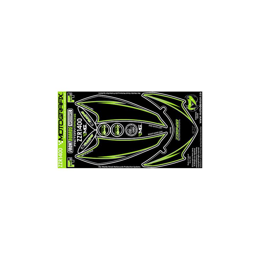 モトグラフィックス ボディパッド FRONT ZZR1400 MT-NK009KG