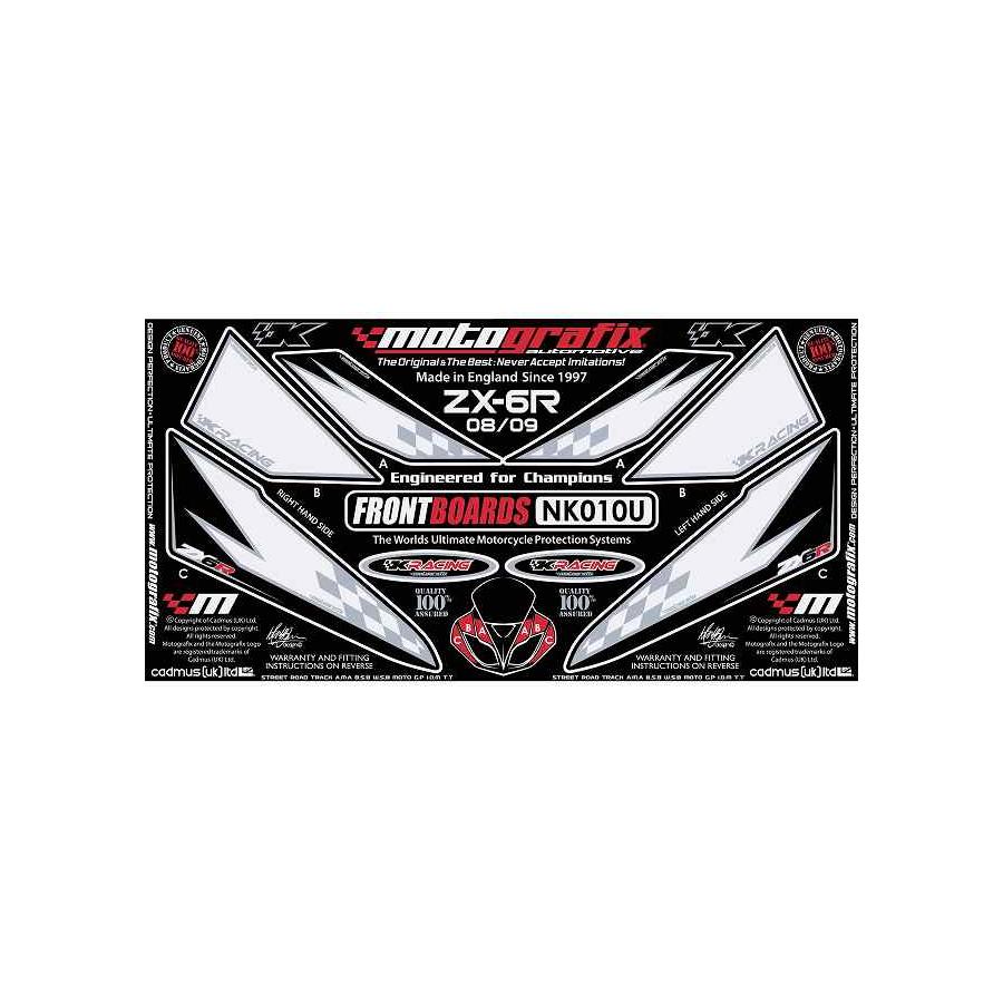 モトグラフィックス ボディパッド FRONT ZX-6R NINJA MT-NK010U
