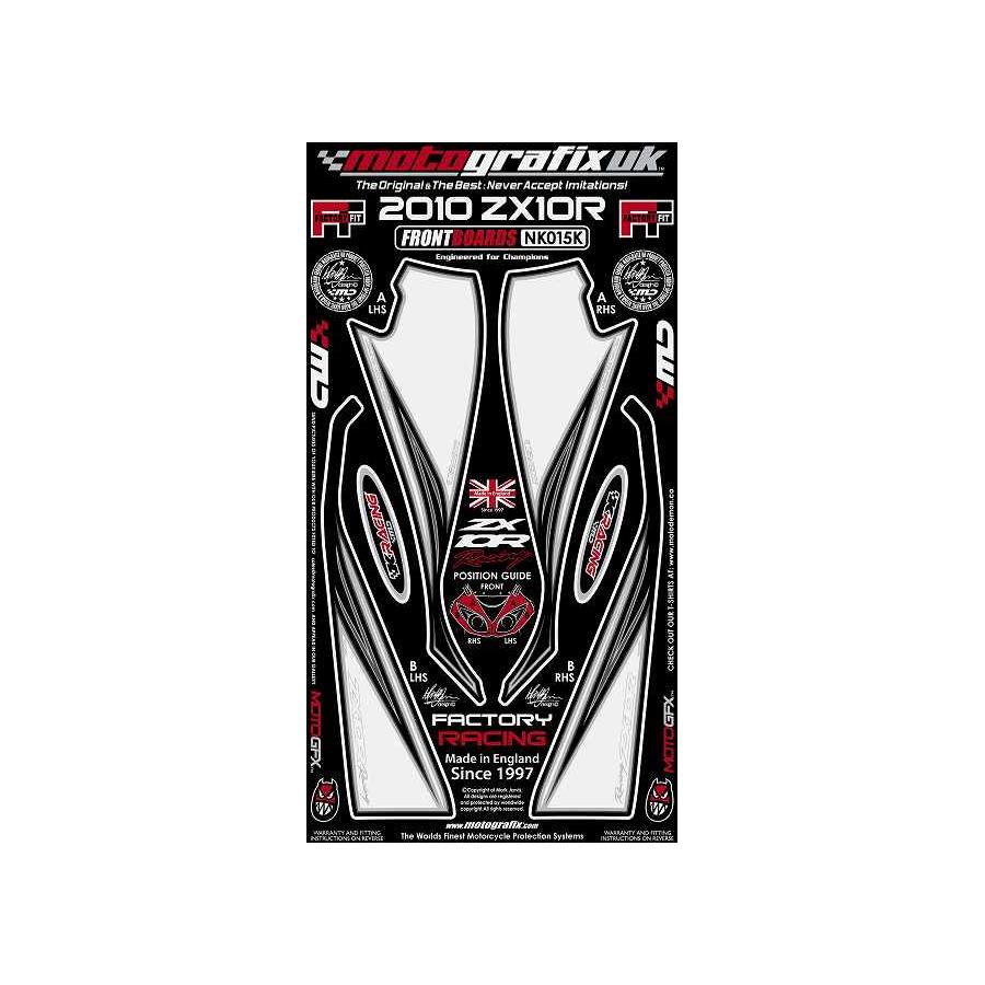 モトグラフィックス ボディパッド FRONT ZX-10R NINJA MT-NK015K
