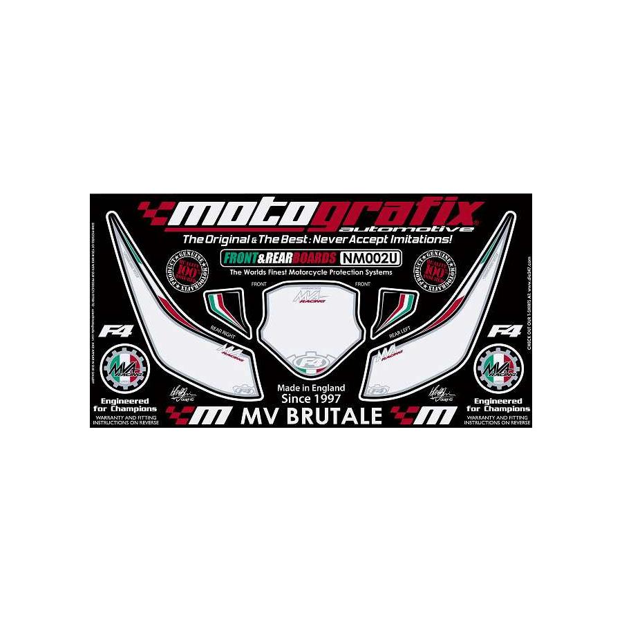 モトグラフィックス ボディパッド FRONT BRUTALE 00- MT-NM002U 11,550円