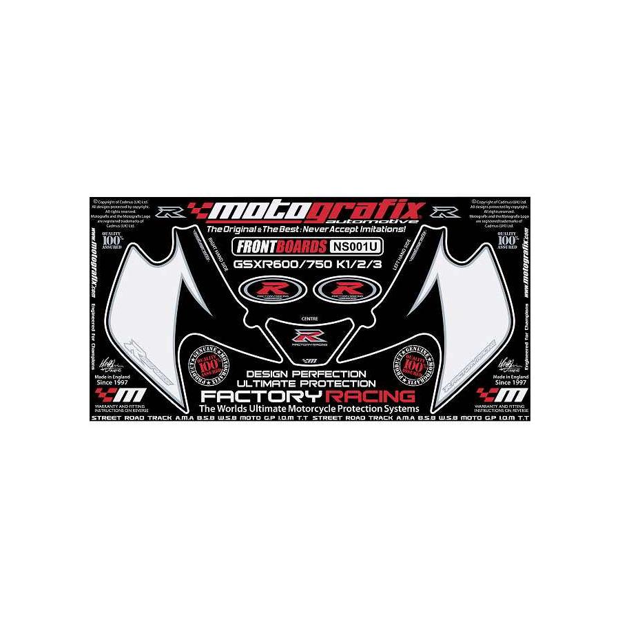 モトグラフィックス ボディパッド FRONT GSX-R600/750 K1/K2/K3 MT-NS001U