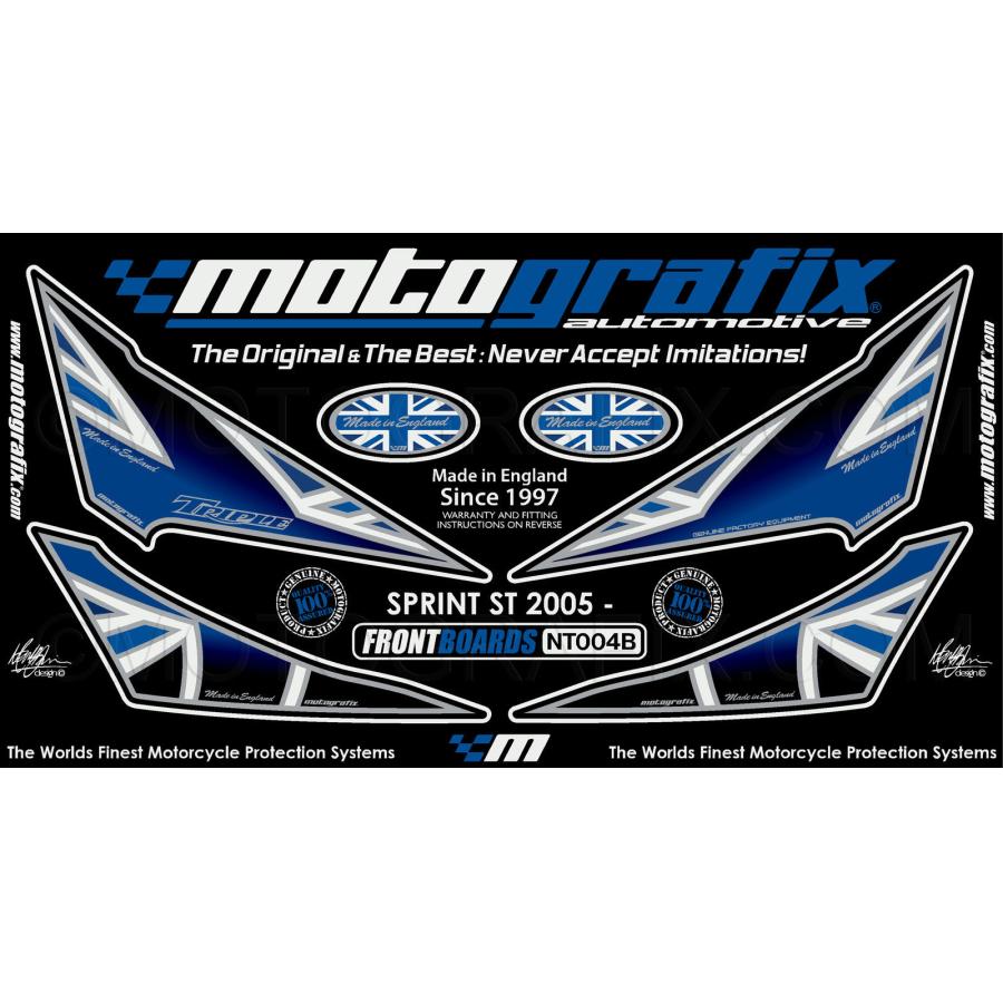 モトグラフィックス ボディパッド FRONT SPRINT ST MT-NT004B
