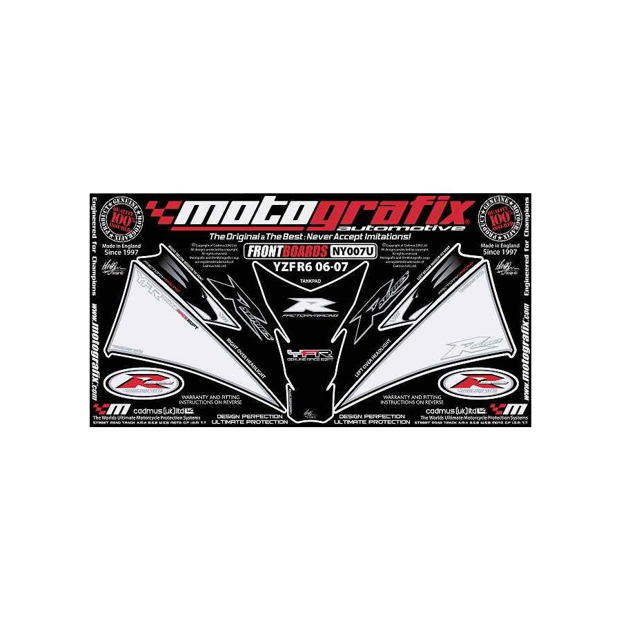 モトグラフィックス ボディパッド FRONT YZF-R6 MT-NY007U