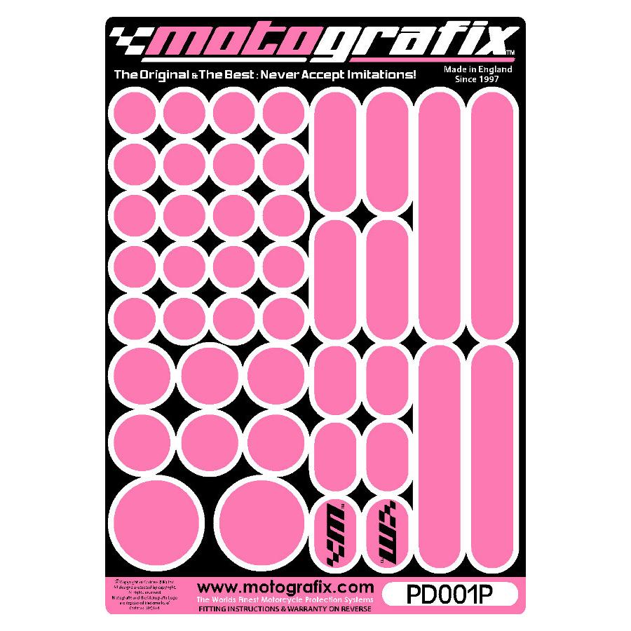 モトグラフィックス タンクパッド ドット ピンク MT-PD001P