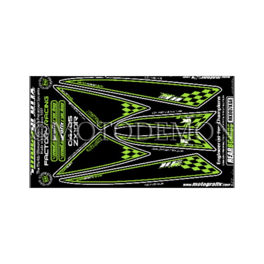 モトグラフィックス ボディパッド REAR ZX-10R NINJA C SERIES MT-RK007KGE