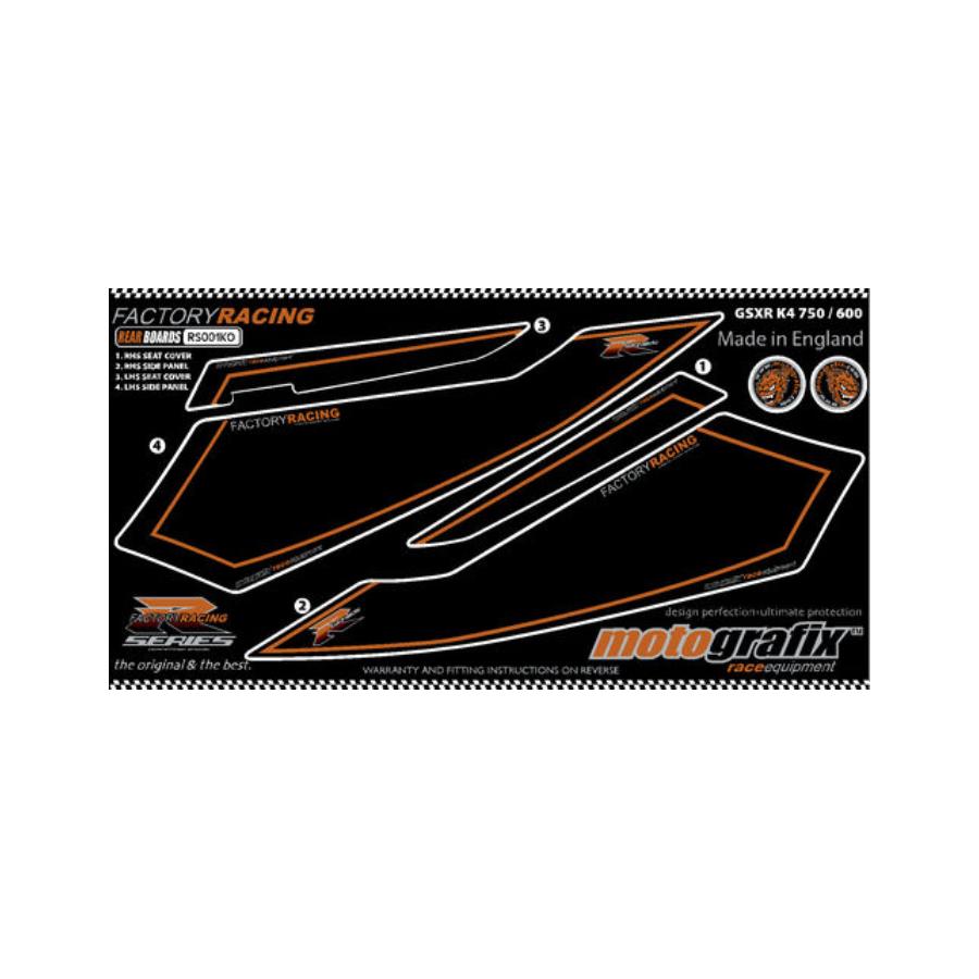 モトグラフィックス ボディパッド REAR GSX-R600/750 K4/K5 MT-RS001KO 11,715円