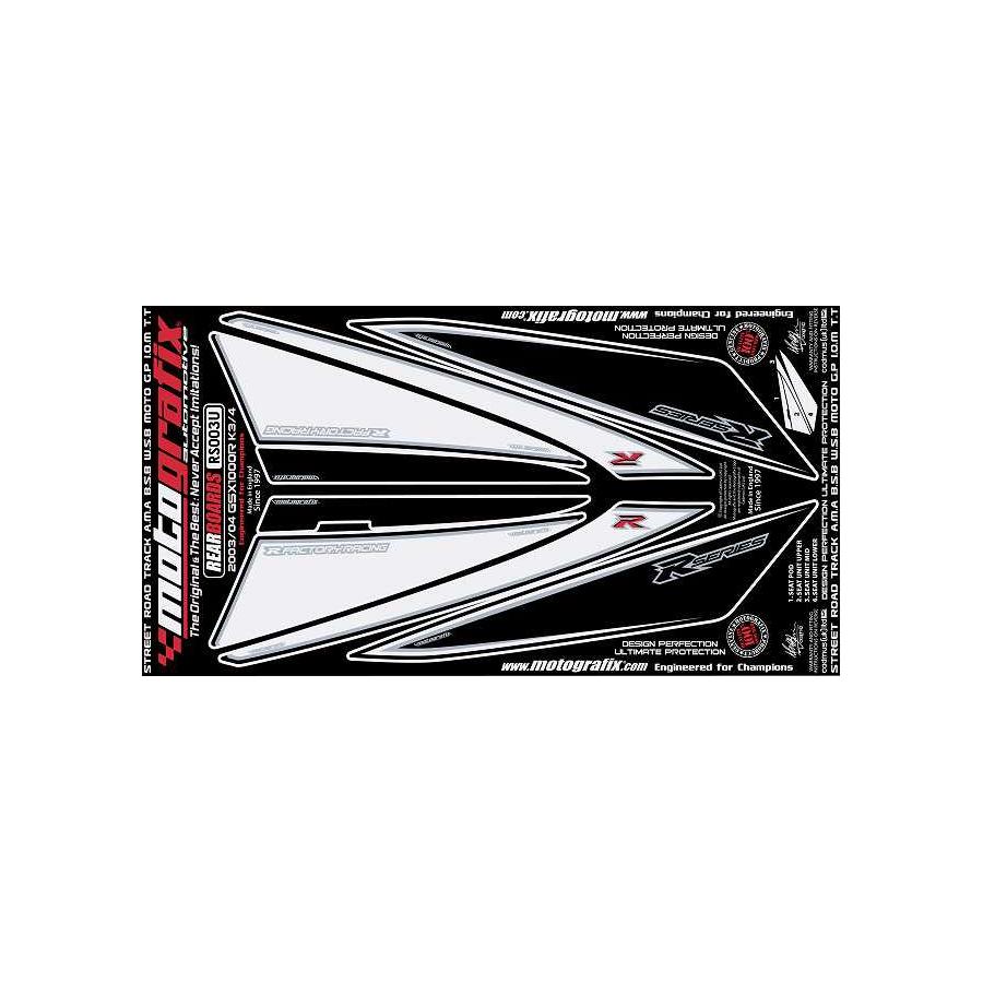 モトグラフィックス ボディパッド REAR GSX-R1000 K3/K4 MT-RS003U