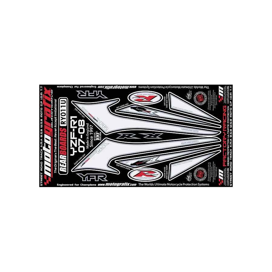 モトグラフィックス ボディパッド REAR YZF-R1 MT-RY011U