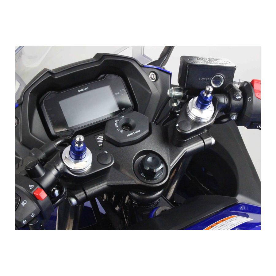 POSH Faith (ポッシュフェイス) イニシャルアジャスタ-Type1 シルバー/ブルー GSX250R 088065-01