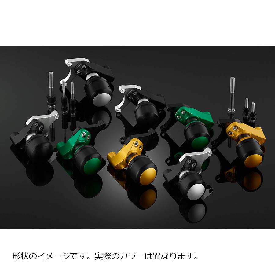 BIKERS (バイカーズ) ボディプロテクター 左右セット エンジンスライダー チタン ZX-6R K0427-TIN