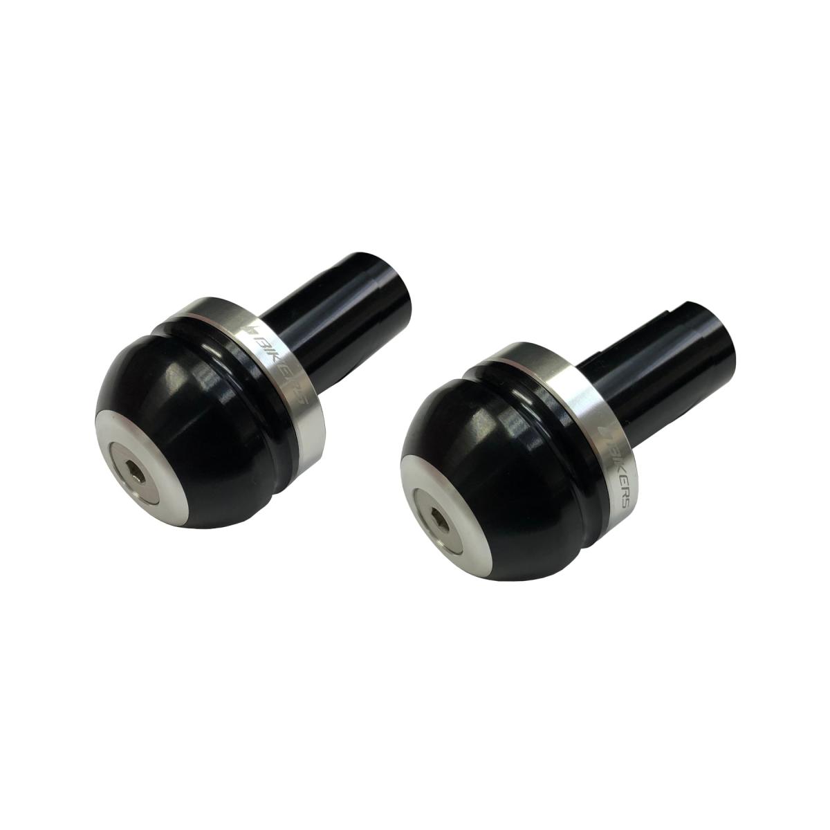 BIKERS (バイカーズ) バーエンド ブラック NMAX TRICITY125 TRICITY155 Y0503-BLK