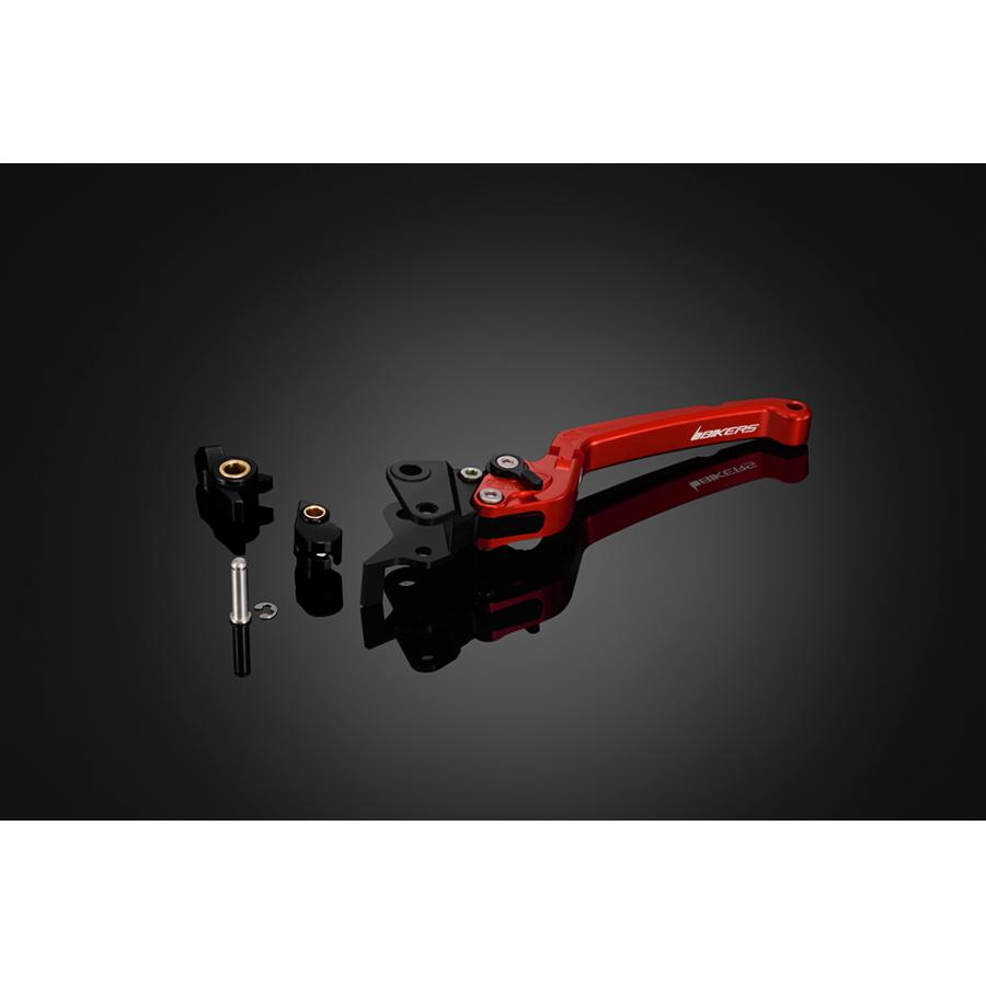 BIKERS (バイカーズ) 可倒式 アジャスタブル ブレーキレバー 左 オレンジ トリシティ TRICITY125 TRICITY155 Y0104-ORG