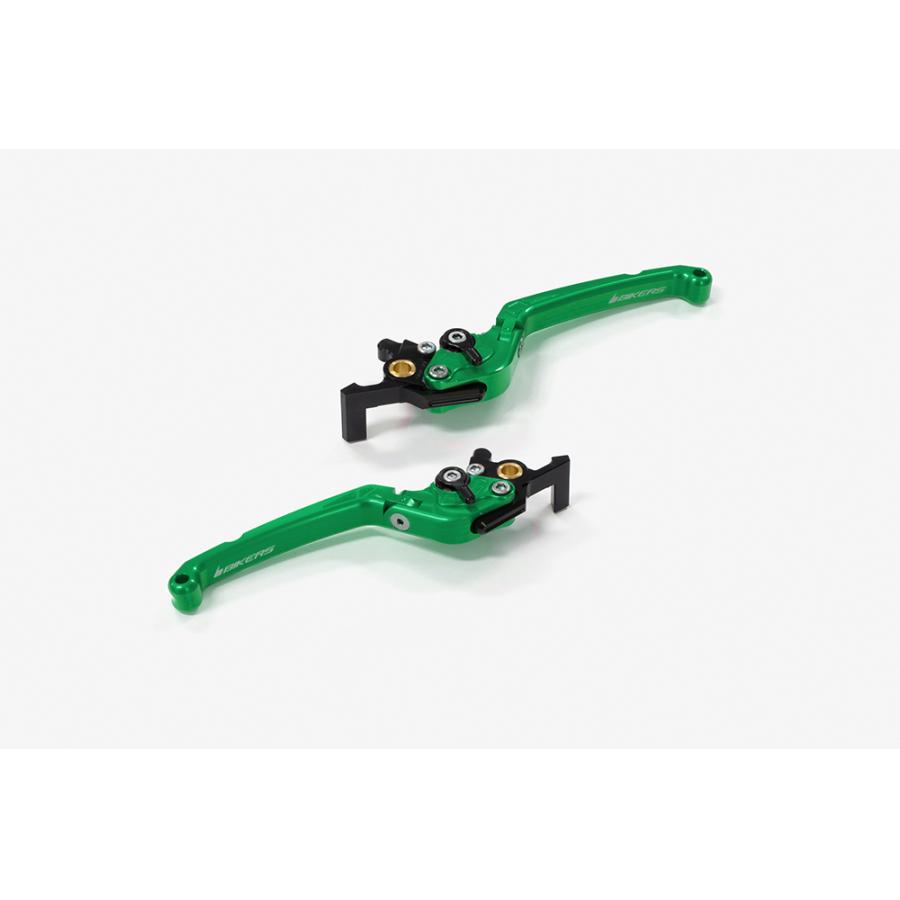 BIKERS (バイカーズ) レバーセット 可倒式 フラットタイプ グリーン NMAX Y0551-GRN
