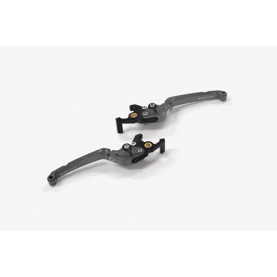 BIKERS (バイカーズ) レバーセット 可倒式 フラットタイプ グレー XMAX Y0559-GRY