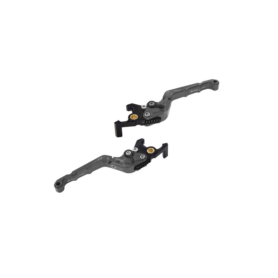 BIKERS (バイカーズ) レバーセット 可倒式 カーブタイプ グレー XMAX Y0561-GRY