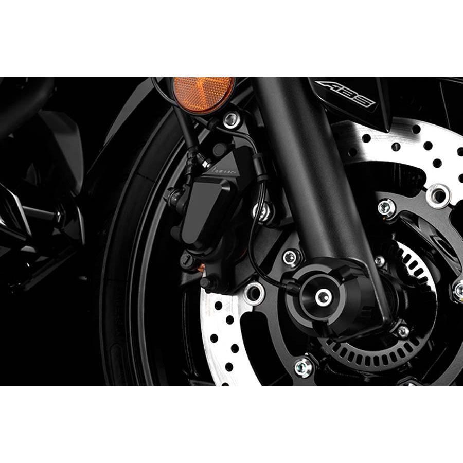 BIKERS (バイカーズ) フロントアクスルスライダー ブラック YZF-R25/R3/MT-25/03 Y0177-BLK