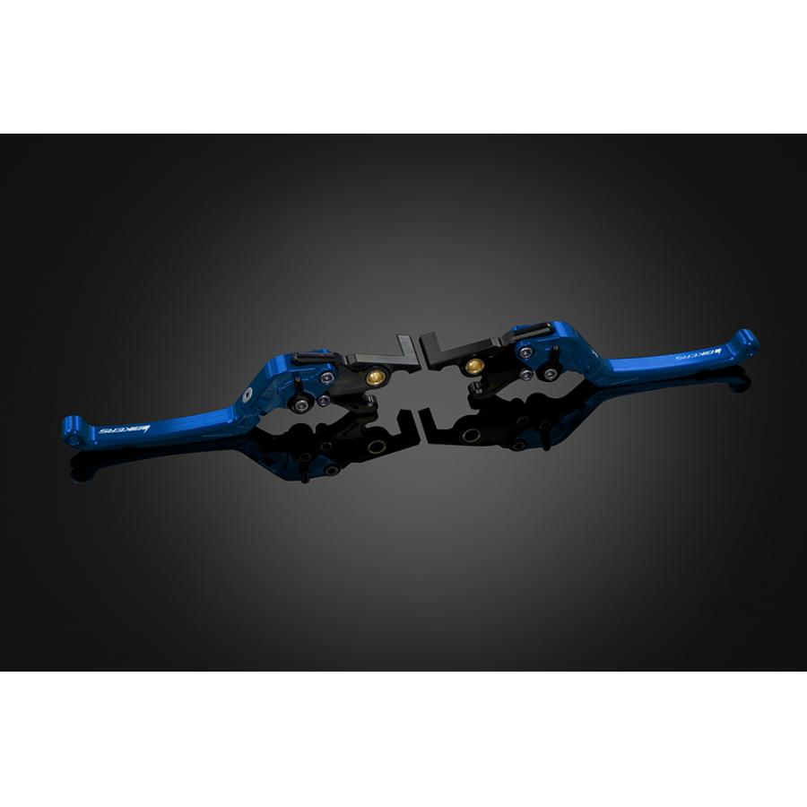 BIKERS (バイカーズ) レバーセット 可倒式 フラットタイプ ブルー XMAX Y0355-BLU