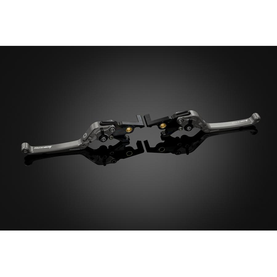 BIKERS (バイカーズ) レバーセット 可倒式 フラットタイプ グレー XMAX Y0355-GRY