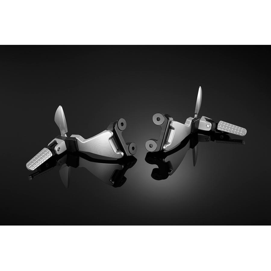 BIKERS (バイカーズ) リアフットレストセット シルバー CBR650R/CB650R H0575-SLV