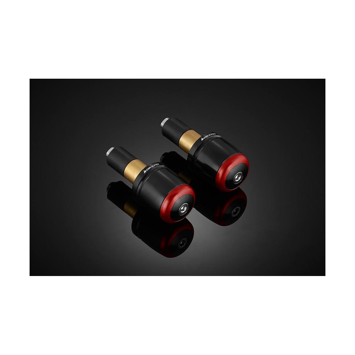 BIKERS (バイカーズ) セパハン用 バーエンド セパレートハンドル用 レッド ADV150 H0712-RED