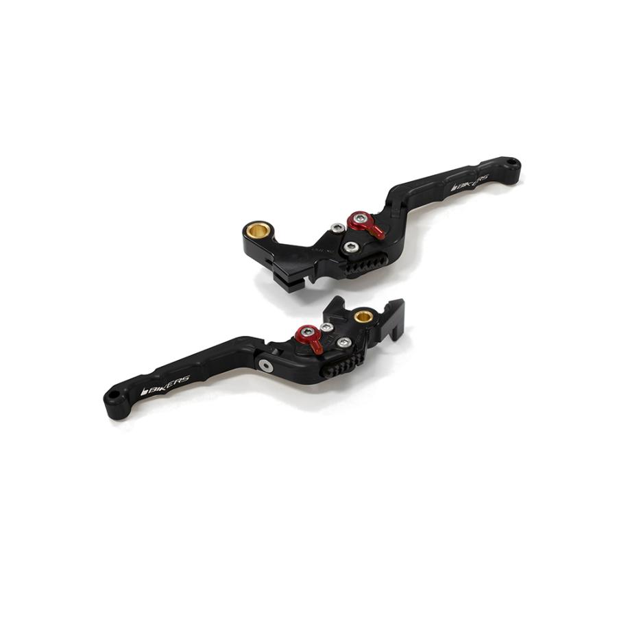 BIKERS (バイカーズ) 可倒式 アジャスタブル レバーセット ブラック CBR650R CB650R H1035-BLK
