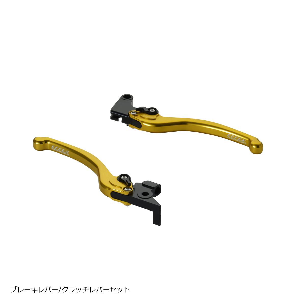 エフェックス スムースフィットレバー ゴールド MT-09 14-20/MT-07 14-21 EAL011G｜バイク・車パーツ プロト 7,491円