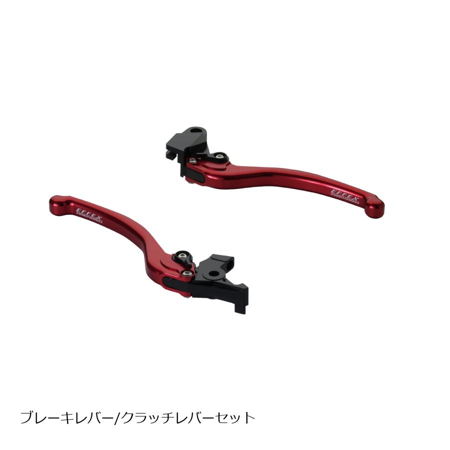 EFFEX (エフェックス) スムースフィットレバー レッド ER-6n ER-6f/Ninja650R Ninja400 ニンジャ400R Ninja650|バイク・車パーツ プロト