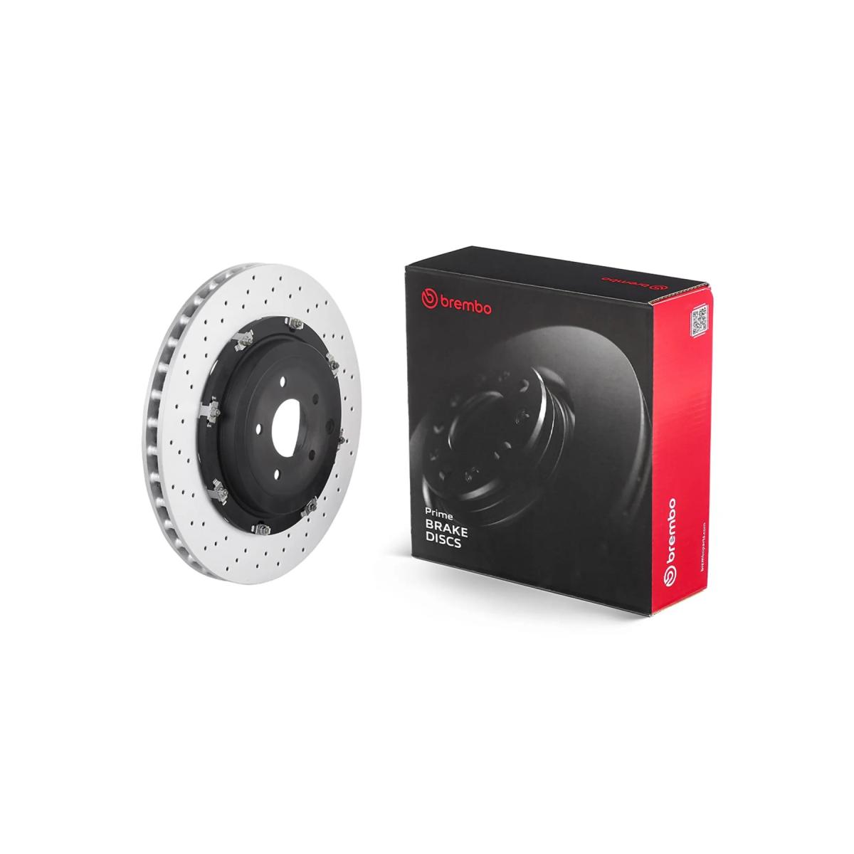 brembo (ブレンボ) 4リン プライムブレーキディスク 純正互換タイプ リア 1枚 GT-R(R35) 09-A190-13｜バイク・車パーツ プロト
