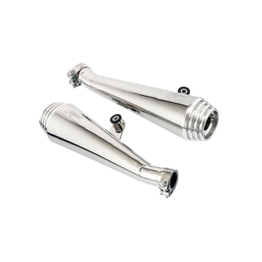 Motone(モートーン) スリップオンマフラー SATURN V ポリッシュ 空冷 ボンネビル T100 MTE207