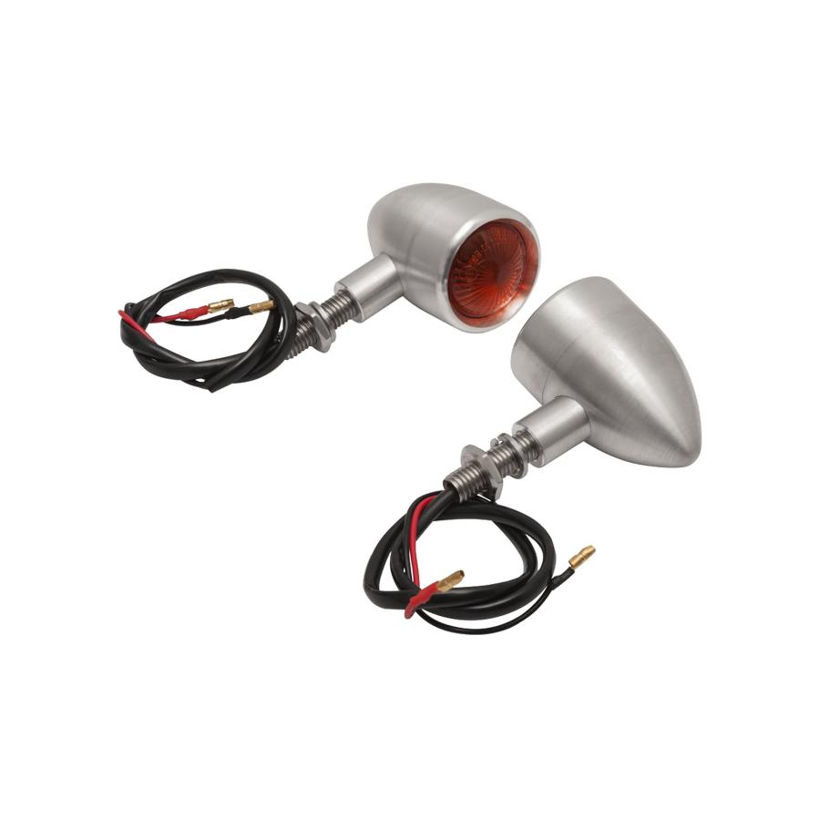Motone(モートーン) ウインカー アルミビレット 2個 ブラッシュ M10 汎用 XNM002M