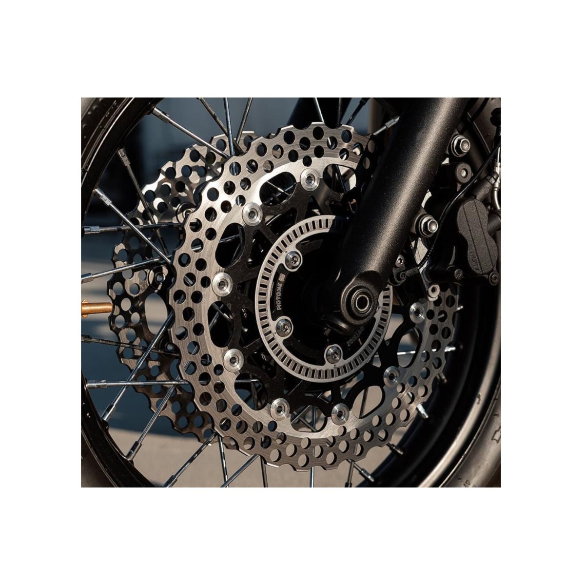 モートーン フロントブレーキディスク BUZZSAW 310mm 1枚 T100/T120 SpeedTwin900 Scrambler900 DBR005|バイク・車パーツ プロト