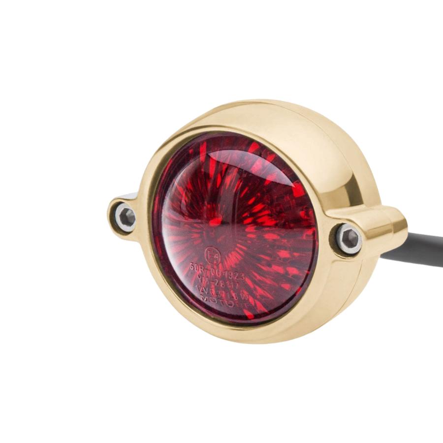 年中無休 Motone モートーン LEDテールライト 汎用 ELDORADO 真鍮 ブラス MEL520 Motone(モートーン) LEDテールライト 汎用 ELDORADO フェンダーマウント付き 真鍮 ブラス FMK002