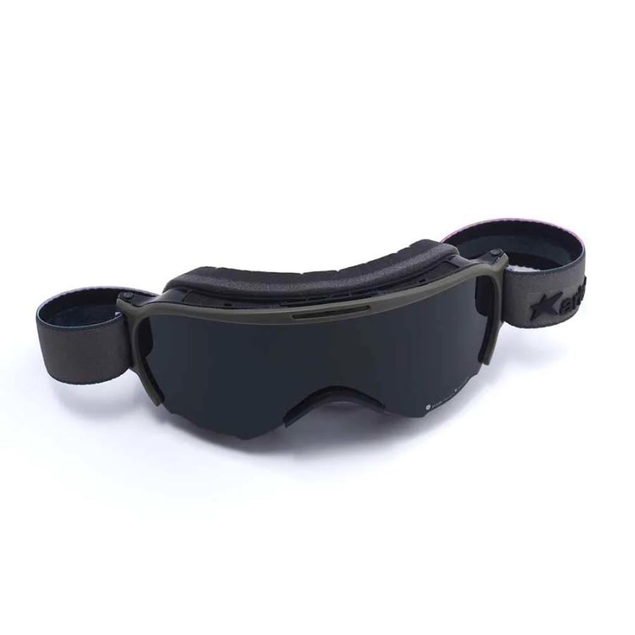 [特価品]アリート WABI ゴーグル スモークレンズ オリーブグリーン/レッド 14980-FNVR
