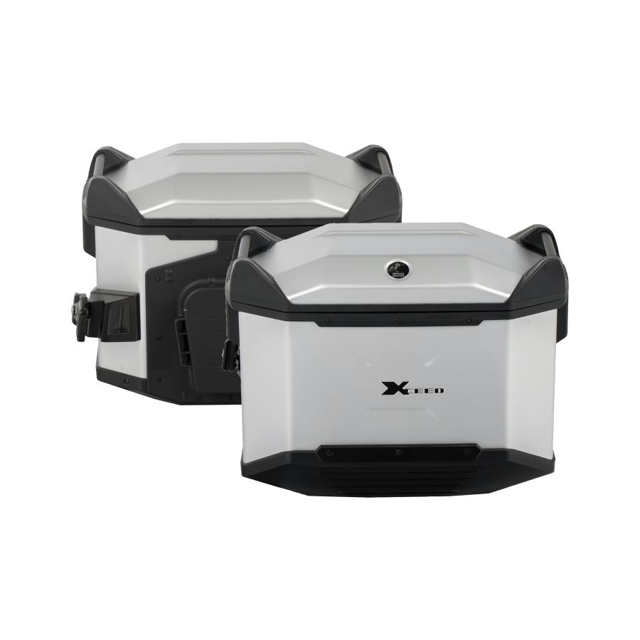 ヘプコ&ベッカー XCEED サイドケースセット シルバー HBS-XCD-SS-S