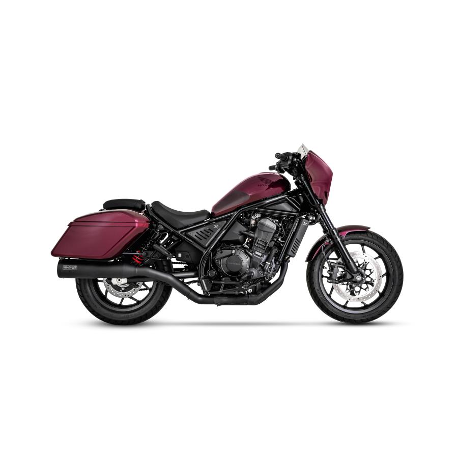 VANCE & HINES（バンス＆ハインズ） Hi-Output ハイアウトプット スリップオンマフラー マットブラック マフラー Rebel 1100T/DCT 23 48427