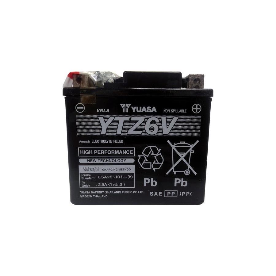 タイユアサ バッテリー 12V YTZ6V/液入充電済み YTZ6V