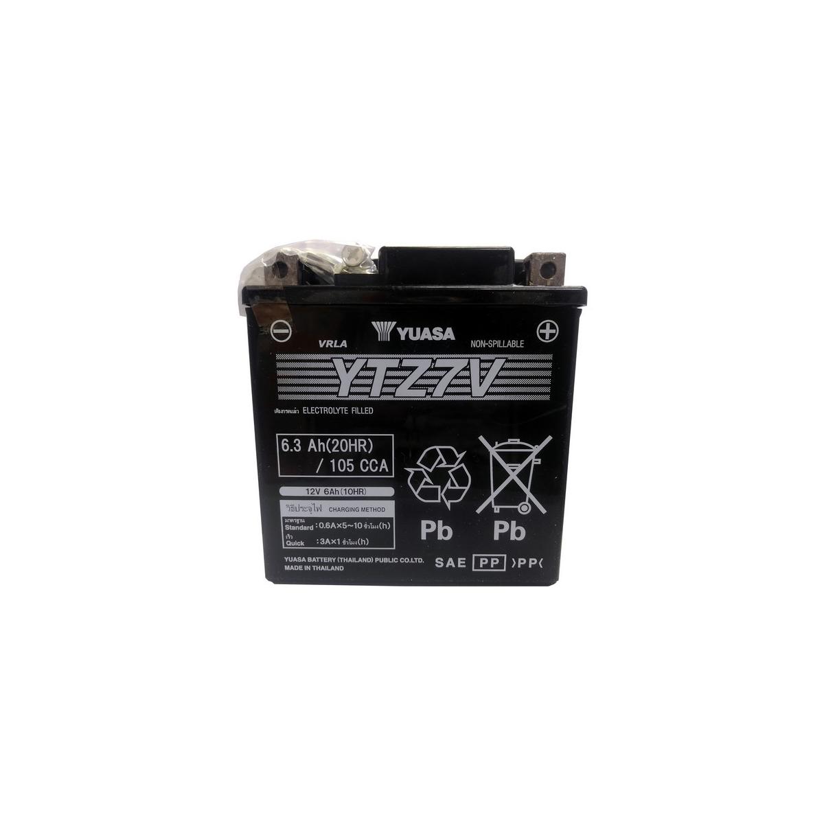 タイユアサ バッテリー 12V YTZ7V/液入充電済み YTZ7V|バイク・車パーツ プロト 即納店