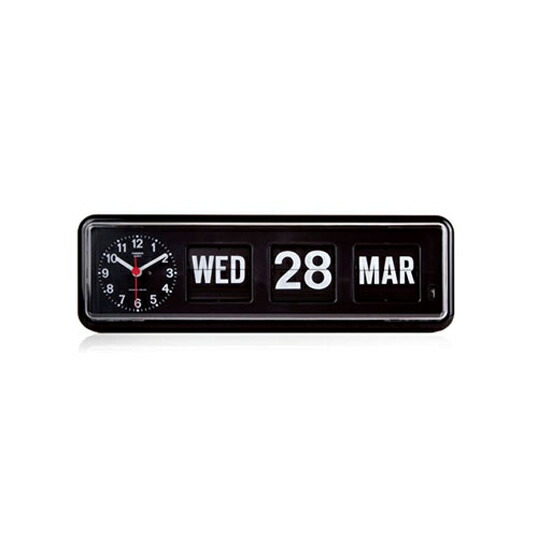 楽天市場】Twemco Digital Calendar Clock #QD-35 “Black”トゥ