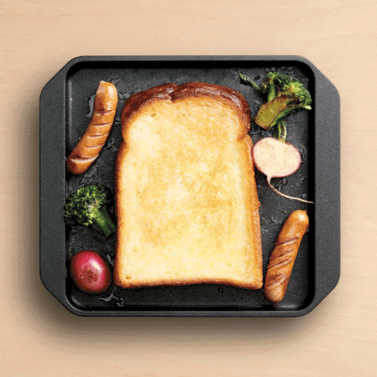 誰でも簡単に極上のトーストが味わえる「スミ トースター」あやせものづくり研究会スミトースターL失敗知らずの万能調理プレート耐熱性・熱伝導性に優れたカーボン(炭素)ふんわり感が違うキッチン用品送料無料ギフト アウトドア|BRICBLOC-PLOT
