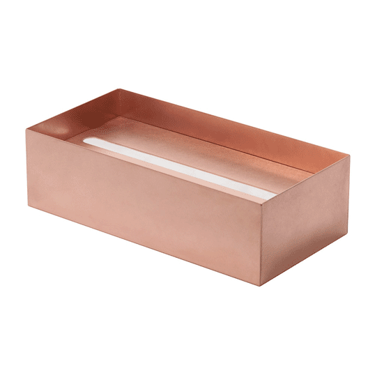 あやせ其の儀づくり修める会 Ori Tissue Case copper オリ ティッシュ容れもの コッパー（銅）金属元素その人の特徴で小ぎれいに保つティッシュ容れもの 委しい延べ金工業による曲げのみで働き掛ける  分かりやすいで見目麗しいつら構え 経年上がり下がり ペーパータオル ひとつひとつ技術者の手によって完成 貨物輸送無料 差し上げ物